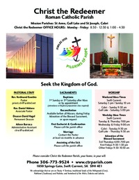 2nd Sunday of Lent - Week of March 16, 2025